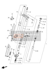 5XE23393L000, Ecrou,  Special, Yamaha, 0