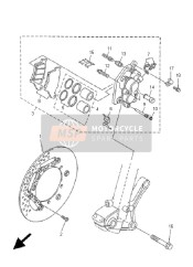 1C3258755000, Holder, Remslang 1, Yamaha, 2