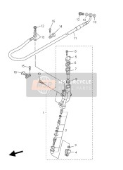 1C3258765000, Holder, Brake Hose 2, Yamaha, 2