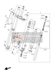 5TJ23102C000, Gabelbein (Links), Yamaha, 0