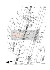 1P823340M000, Piastra Inf.Forcella, Yamaha, 0