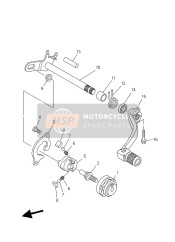 5XC181100000, Schaltpedaleinheit, Yamaha, 0