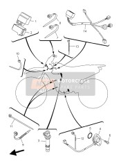 1C3855460000, Fascetta, Yamaha, 4