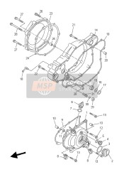 5XC153730000, Pipe, Breather, Yamaha, 2