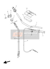 5TJ26335E000, Cable,  Embrayage, Yamaha, 1