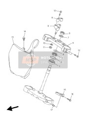 1C3234857000, Platte, Zulassungsschild, Yamaha, 0