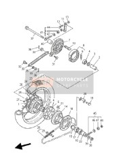 31J253210098, Flasque De Frein, Yamaha, 0