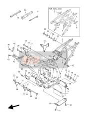 2S2214710000, Protecteur,  Moteur, Yamaha, 1