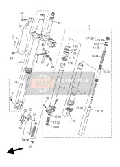 3D7231064000, Tbbo, Esterno Forcella Sx. Comp, Yamaha, 0