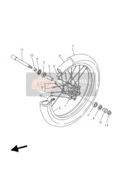 Roue avant