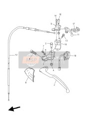 17D829130100, Holder, Hendel Lager 1, Yamaha, 0