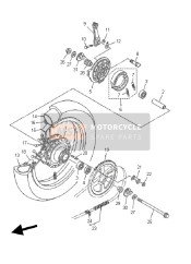 Roue arrière