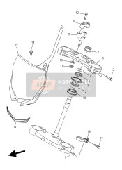 17D234420000, Support,  Inferieur D, Yamaha, 1