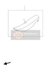 17D2470F0000, Couvre,  Selle, Yamaha, 0