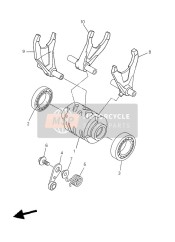 33D185011000, Fork,  Shift 1, Yamaha, 0