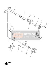 33D181010000, Shift Shaft Assy, Yamaha, 0