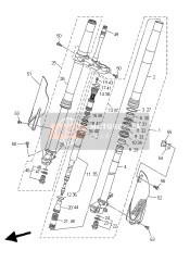 33D231021000, Fourche Avant Comple, Yamaha, 0