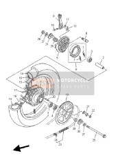 Roue arrière