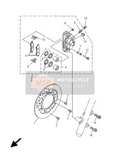 4ESW00452000, . Brake Pad Kit, Yamaha, 0