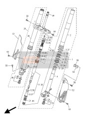 33D231101000, Binnenste Buis Comp.1, Yamaha, 0