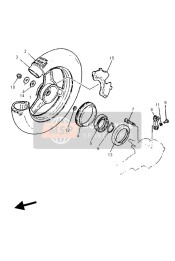 Roue arrière