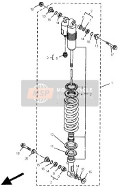 Suspension arrière