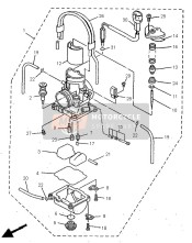 4JT1494F2300, Gicleur, Yamaha, 2