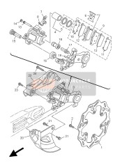 REAR BRAKE CALIPER