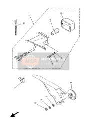 904620500500, Clamp, Yamaha, 3