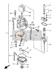 40T141030000, Gashendel Screw Set, Yamaha, 2