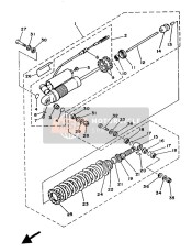 931041807700, Wellendichtring, Yamaha, 2