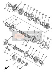 9383A1405400, Antriebskettenrad, Yamaha, 1