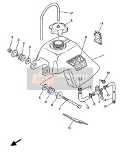 4X4245001100, Fuel Cock Assy 1, Yamaha, 0