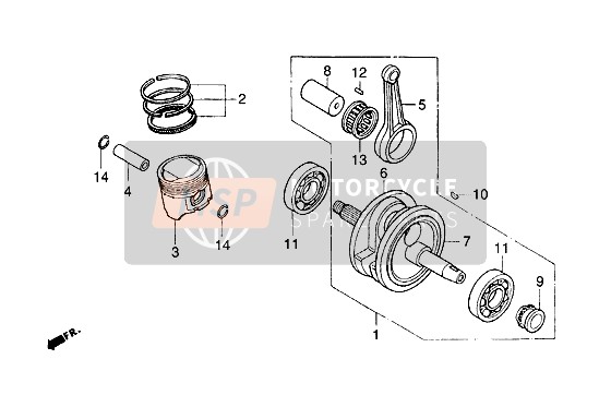 Crankshaft-Piston