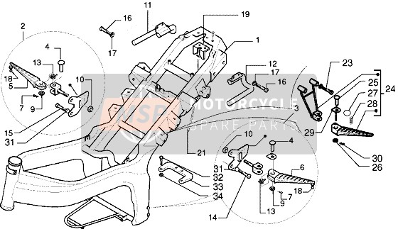 Chassis-Middenbok