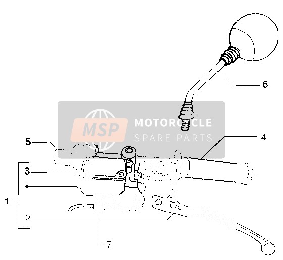 Gilera DNA GP Experience 2004 Master cil. (2) for a 2004 Gilera DNA GP Experience