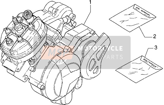 Gilera Eaglet 2004 Motor für ein 2004 Gilera Eaglet