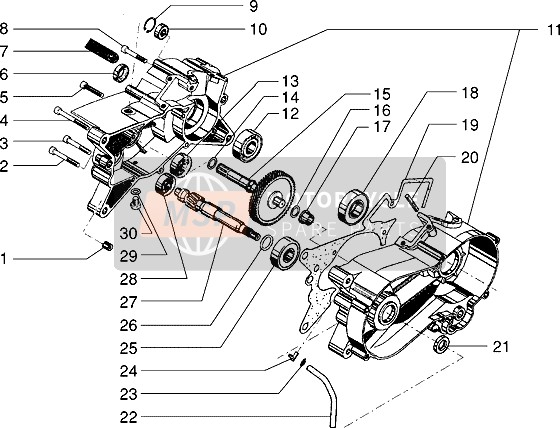 167016, Roller Cage, Piaggio, 3