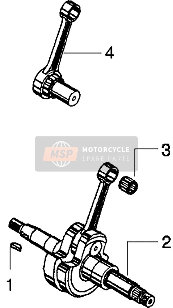 Gilera Eaglet Automatic 2005 Crankshaft for a 2005 Gilera Eaglet Automatic