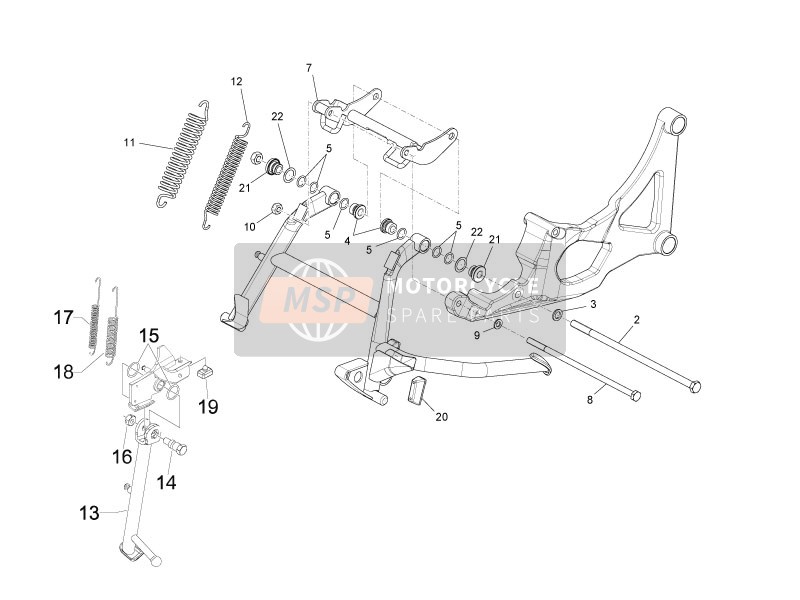 648979, Plate Coupling Bilancelle With I.P., Piaggio, 0