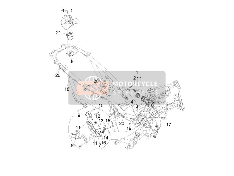 656169, Commutateur A Cles, Piaggio, 0