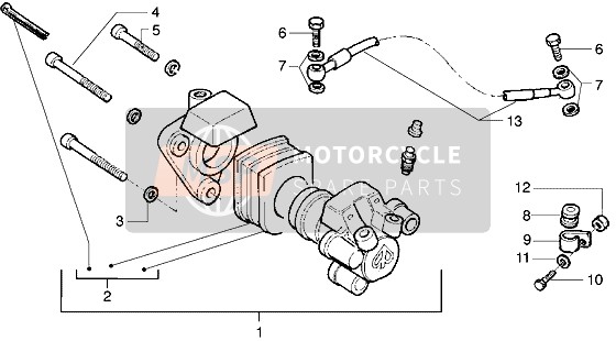 Gilera GSM M.Y. 2003 Front Brake for a 2003 Gilera GSM M.Y.