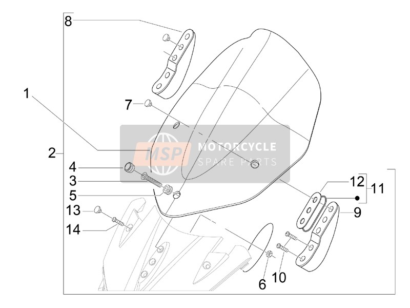 D9004468231, Clip, Piaggio, 0