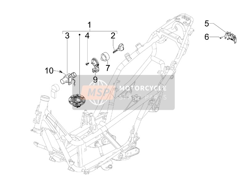 Gilera NEXUS 300 ie E3 2008 Locks for a 2008 Gilera NEXUS 300 ie E3