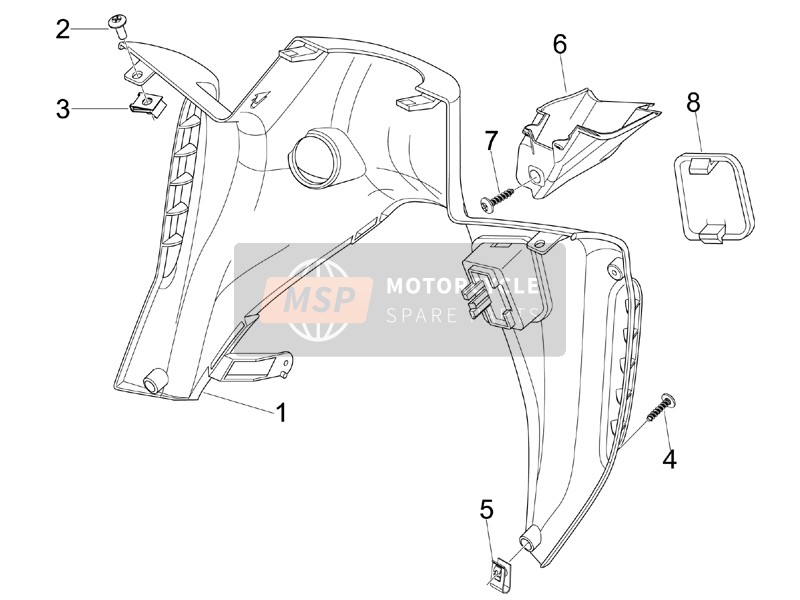Front Glove-Box - Knee-Guard Panel