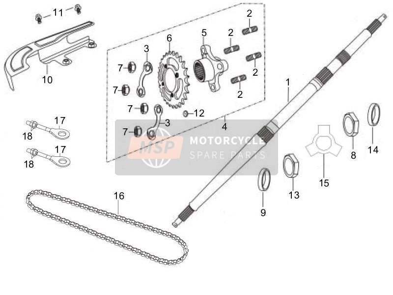 A4A-34126-00-00, Sensor.1, Piaggio, 0