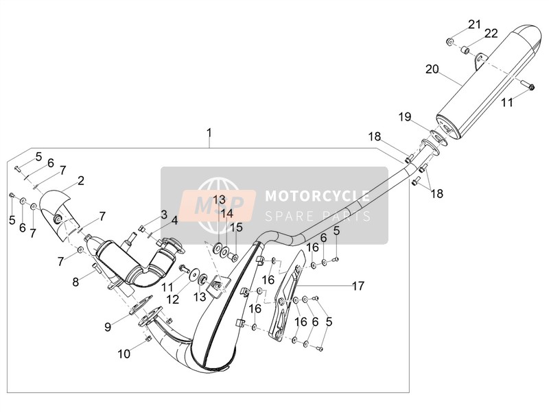 AP8220241, Rubber Spacer, Piaggio, 1