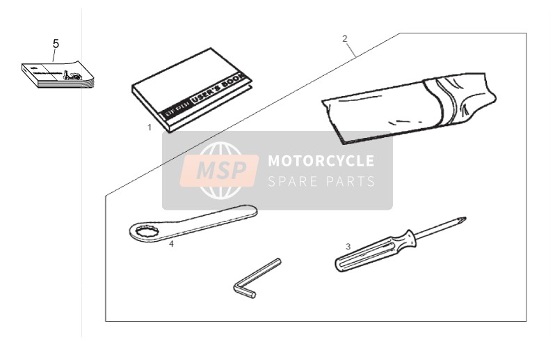 Gilera RCR 50 2011 Completamento della parte per un 2011 Gilera RCR 50