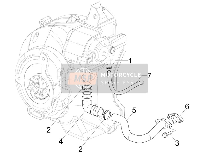 Gilera RUNNER 125 VX 4T E3 SERIE SPECIALE 2007 Secondary Air Box for a 2007 Gilera RUNNER 125 VX 4T E3 SERIE SPECIALE