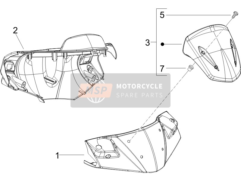 Gilera RUNNER 125 VX 4T E3 SERIE SPECIALE 2007 Coprimanubri per un 2007 Gilera RUNNER 125 VX 4T E3 SERIE SPECIALE